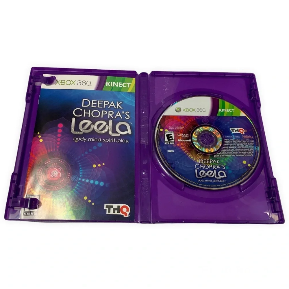 Xbox 360 Kinect Bundle and 2 Kinect Games: Dance Central and Leela All Cables